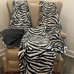 Zebra Thow- Perfect Christmas/Holiday Gift. Handmade-washes great-size varies.